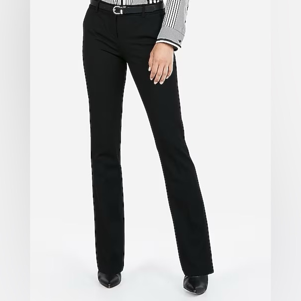 Express Columnist Barely Boot Dress Pants